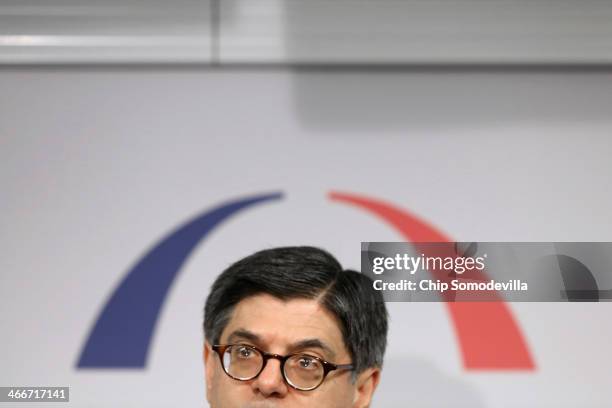 Treasury Secretary Jacob Lew delivers keynote remarks and answers questions during an event about the federal debt limit at the Bipartisan Policy...