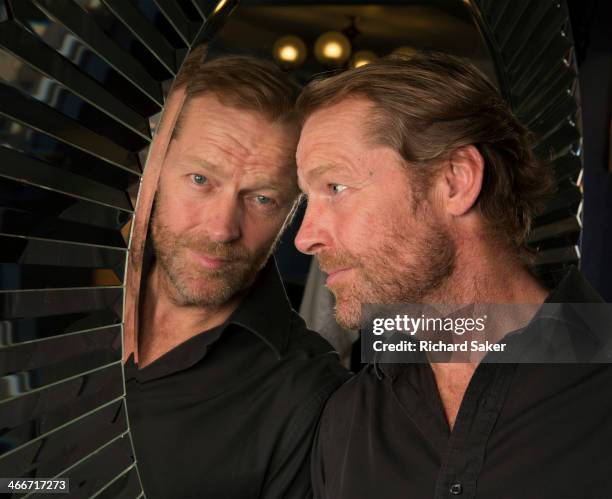 Actor Iain Glen is photographed for the Observer on November 27, 2013 in London, England.