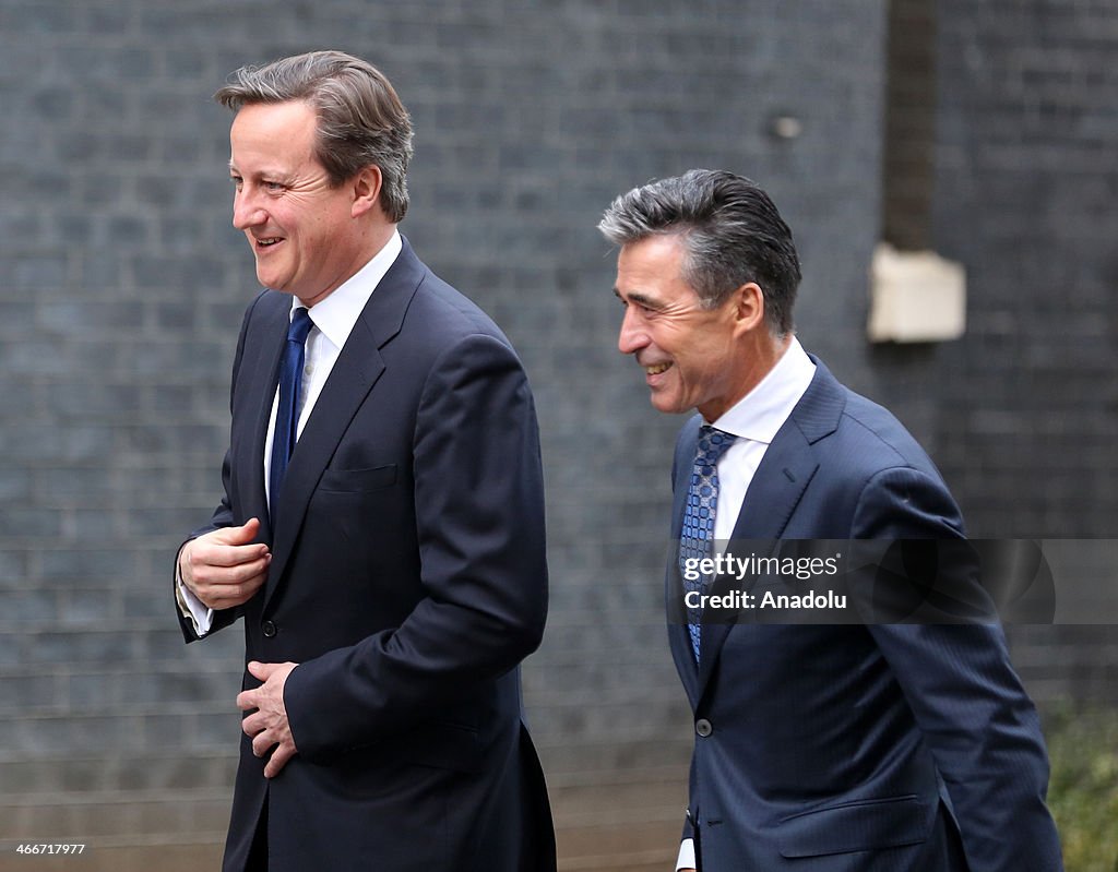 David Cameron -  Fogh Rasmussen meeting