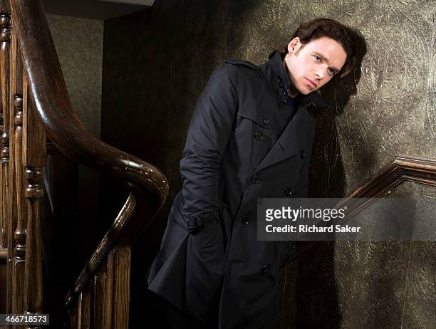 Actor Richard Madden is photographed for the Observer on November 21, 2013 in London, England.
