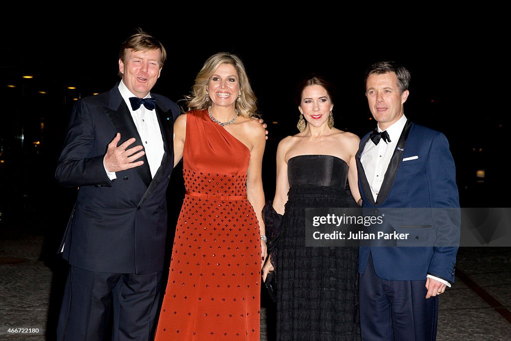 Queen Maxima and King Willem-Alexander of The Netherlands Visit Denmark