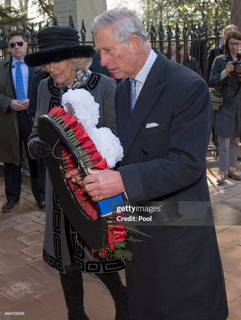 The Prince Of Wales And The Duchess Of Cornwall Visit Washington, DC - Day 2