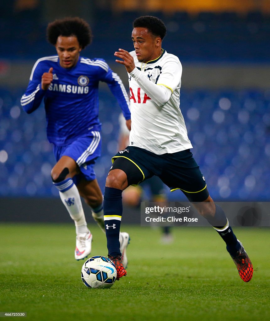 Chelsea v Tottenham Hotspur - FA Youth Cup Semi Final: Second Leg
