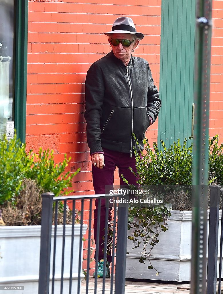 Celebrity Sightings In New York City - March 18, 2015