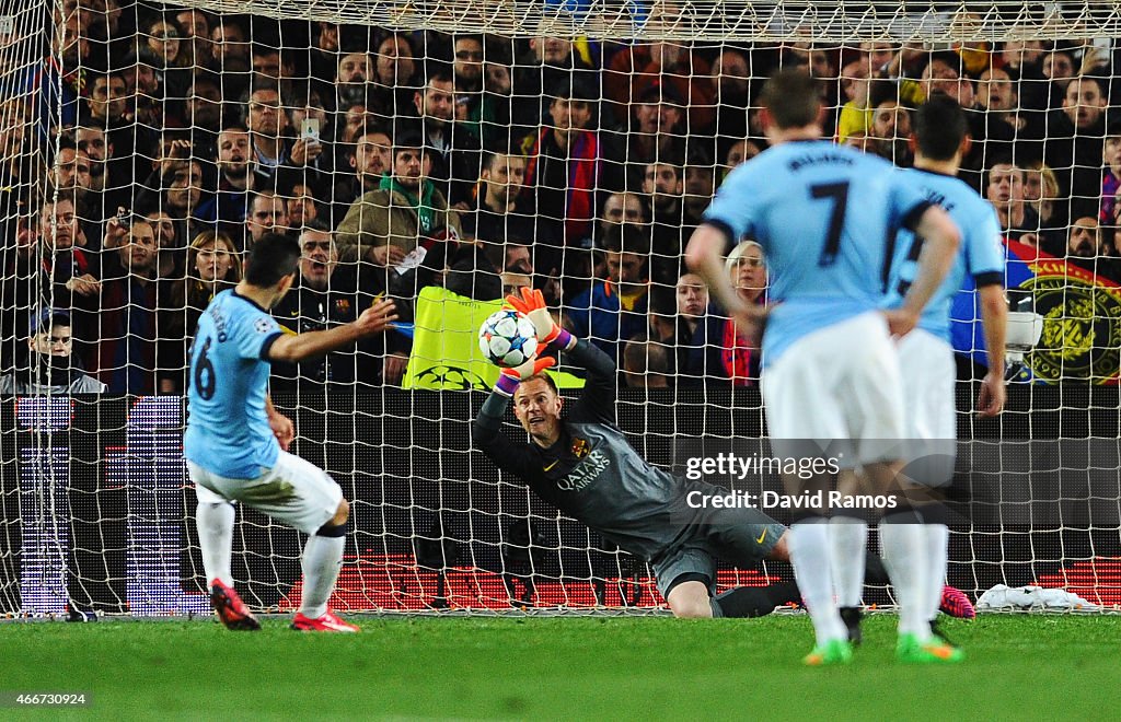 FC Barcelona v Manchester City - UEFA Champions League Round of 16