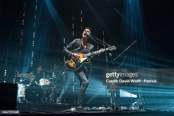 Asaf Avidan performs at Zenith de Paris on March 18, 2015 in Paris, France.