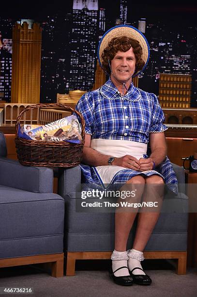 Will Ferrell visits "The Tonight Show Starring Jimmy Fallon" at Rockefeller Center on March 18, 2015 in New York City.