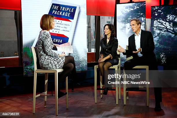 Savannah Guthrie, Amy Chua and Jed Rubenfeld appear on NBC News' "Today" show --