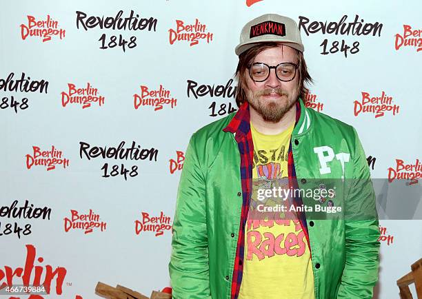 Nils Bokelberg attends the 'Revolution 1848' Show premiere at Berlin Dungeon on March 18, 2015 in Berlin, Germany.