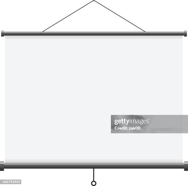 projection screen - illustration - video screen stock illustrations