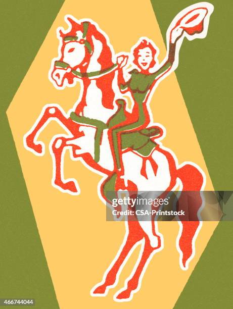 cowboy - cow girl stock illustrations