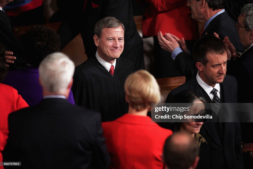 President Obama Delivers State Of The Union Address At U.S. Capitol