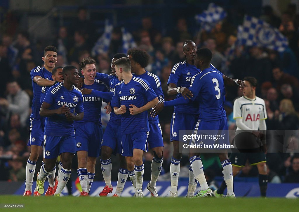 Chelsea v Tottenham Hotspur - FA Youth Cup Semi Final: Second Leg