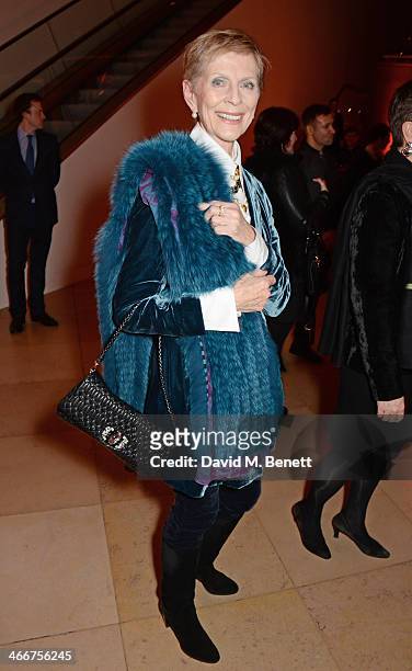 Paulene Stone attends a private view of Bailey's Stardust, a exhibition of images by David Bailey supported by Hugo Boss, at the National Portrait...