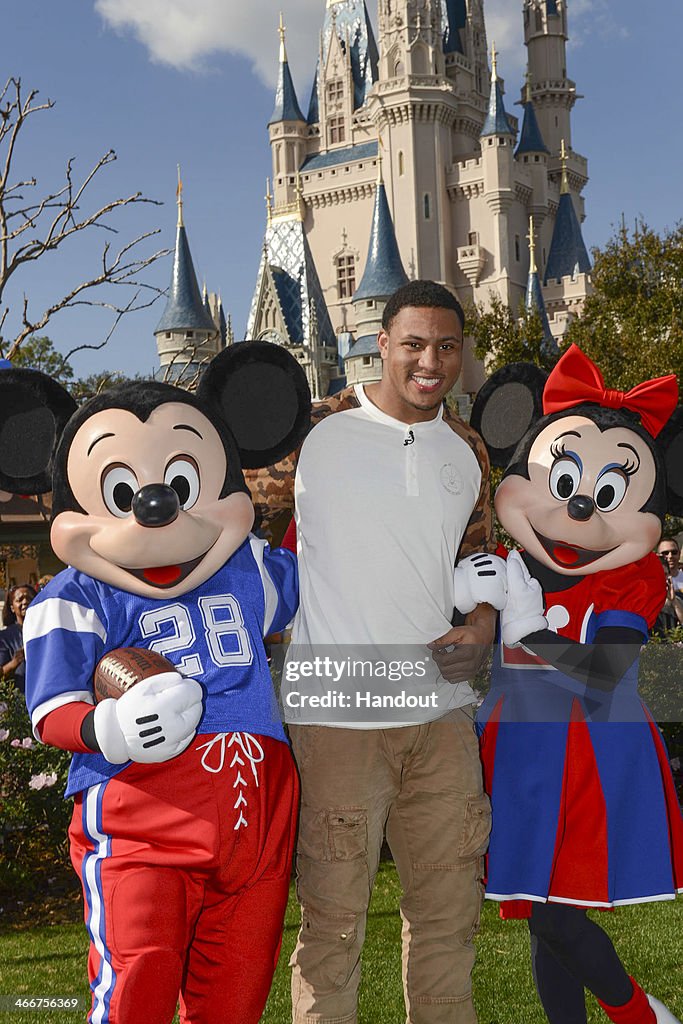 Super Bowl XLVII MVP Malcolm Smith of the Seattle Seahawks Parade at Disney World