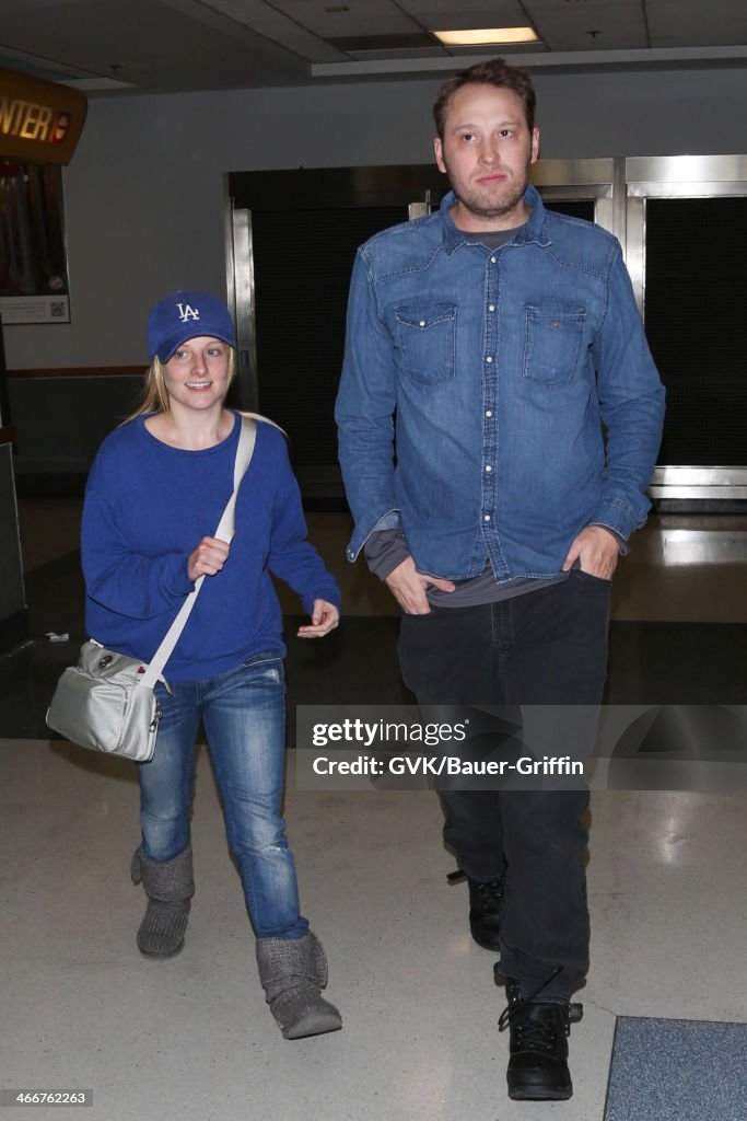 Celebrity Sightings In Los Angeles - February 03, 2014