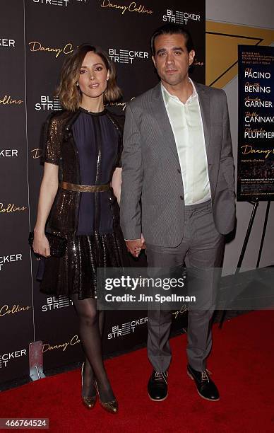 Actors Rose Byrne and Bobby Cannavale attend the "Danny Collins" New York premiere at AMC Lincoln Square Theater on March 18, 2015 in New York City.