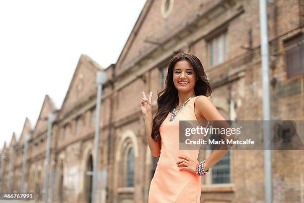 Favourite Female Personality nominee Naomi Sequeira poses prior to a media call to announce nominees and voting open of the 12th Annual ASTRA Awards...