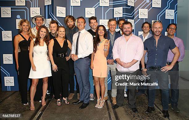 Class of 2014 group photo during a media call ahead of the 12th Annual ASTRA Awards at The Carriageworks on February 4, 2014 in Sydney, Australia.