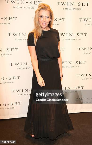 Davorka Tovilo during the TWIN-SET Simona Barbieri Flagship-Store Opening Event on March 18, 2015 in Munich, Germany.