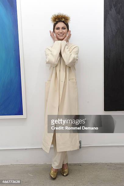 Tali Lennox attends the Tali Lennox Exhibition Opening Reception at Catherine Ahnell Gallery on March 18, 2015 in New York City.