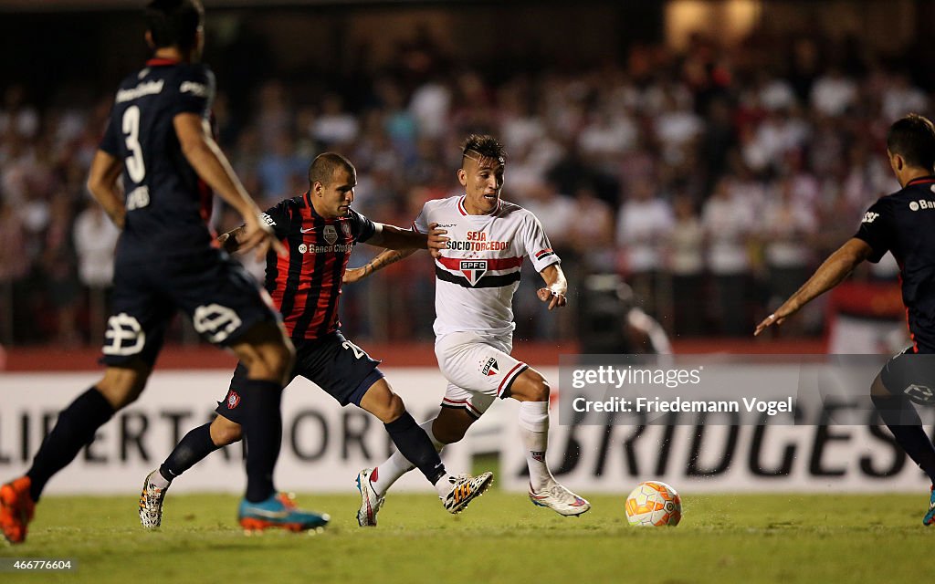 Sao Paulo v San Lorenzo - Copa Bridgestone Libertadores 2015