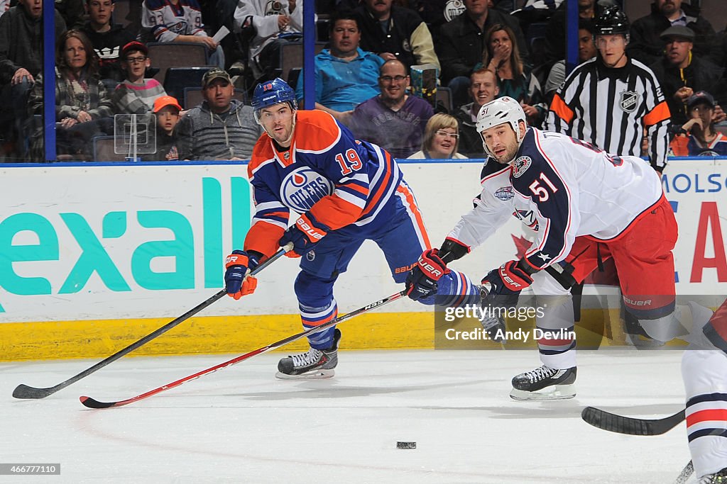 Columbus Blue Jackets v Edmonton Oilers