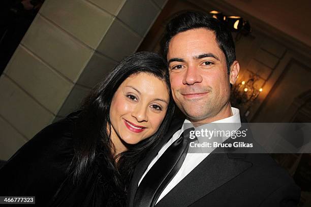 Lily Pino and Danny Pino attends The Drama League's 30th Annual Musical celebration of Broadway honoring Neil Patrick Harris at The Pierre Hotel on...