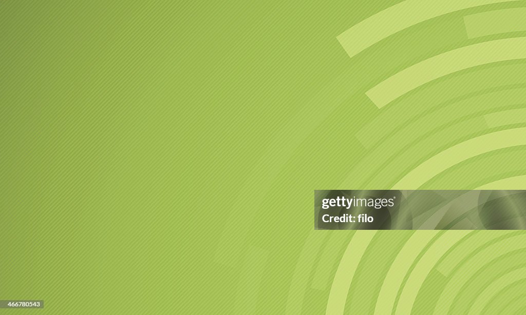 Green Circles Background