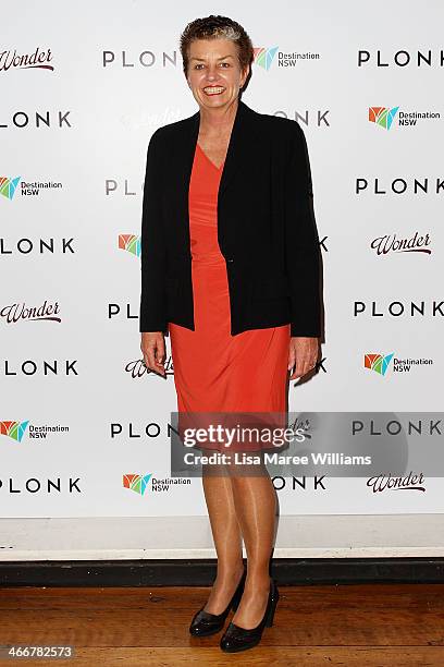 Anna Bligh arrives at the PLONK media launch at Palace Verona on February 4, 2014 in Sydney, Australia.