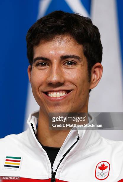 Rudi Swiegers attends a Canada Figure Skating pairs press conference ahead of the Sochi 2014 Winter Olympics at the Main Press Centre on February 4,...