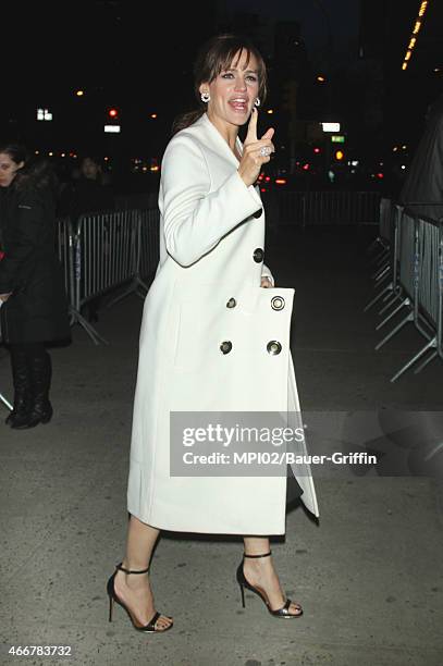 Jennifer Garner arriving to the "Danny Collins" film premiere on March 18, 2015 in New York City.