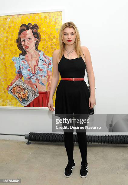 Lola Fruchtmann attends Tali Lennox Exhibition Opening Reception at Catherine Ahnell Gallery on March 18, 2015 in New York City.