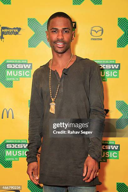 Big Sean attends CRWN @ SXSW : A Conversation with Elliott Wilson and Big Sean for WatchLOUD.com on March 18, 2015 in Austin, Texas.