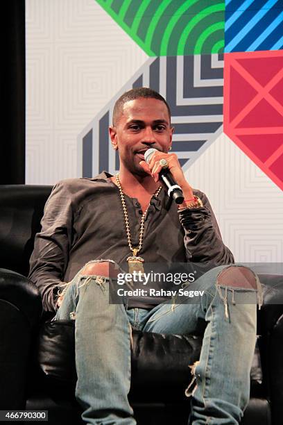 Big Sean attends CRWN @ SXSW : A Conversation with Elliott Wilson and Big Sean for WatchLOUD.com on March 18, 2015 in Austin, Texas.