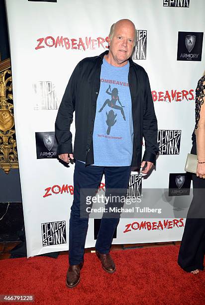 Actor Rex Linn attends the premiere of Freestyle Releasing's new film "Zombeavers" at The Theatre At The Ace Hotel on March 18, 2015 in Los Angeles,...