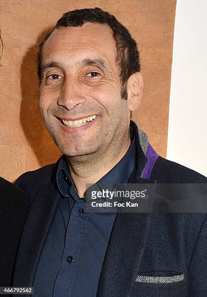 Actor Zinedine Soualem attends the Basus Cocktail at Le Perchoir on March 18, 2015 in Paris, France.