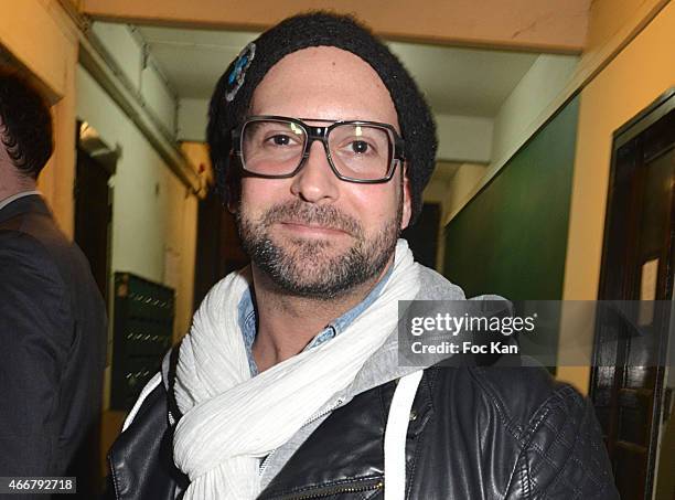 Eye glasses designer Damien Fourgeaud attends the Basus Cocktail at Le Perchoir on March 18, 2015 in Paris, France.