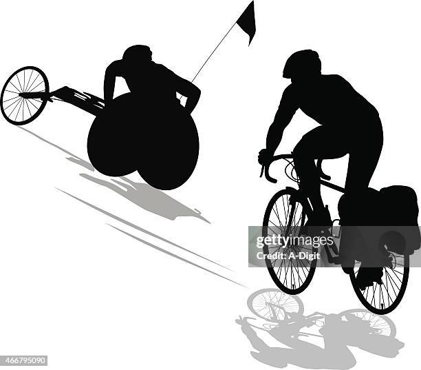 personalgoal - wheelchair exercise stock illustrations