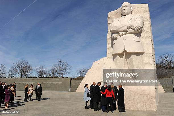 Charles, Prince of Wales and Camilla, Duchess of Cornwall visit the Martin Luther King Jr. Memorial on Wednesday March 18, 2015 in Washington, DC....