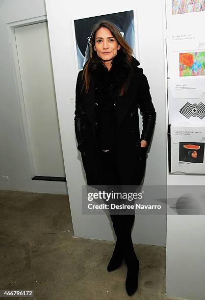 Zani Gugelmann attends Tali Lennox Exhibition Opening Reception at Catherine Ahnell Gallery on March 18, 2015 in New York City.