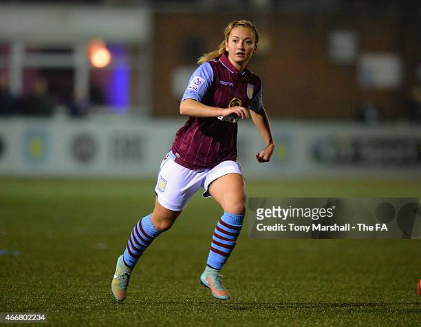 Maddy Cusack of Aston Villa Ladies during the WSL 2 match between Aston Villa Ladies and Everton Ladies at The Central Ground on March 18, 2015 in...