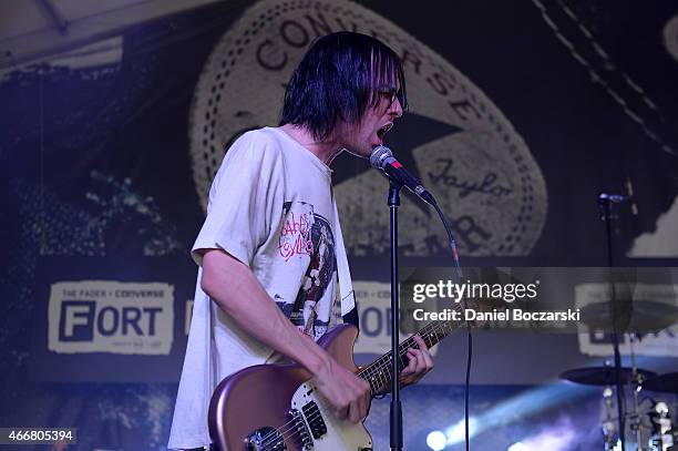 Ryan Jarman of The Cribs performs at THE FADER FORT Presented by Converse during SXSW on March 18, 2015 in Austin, United States