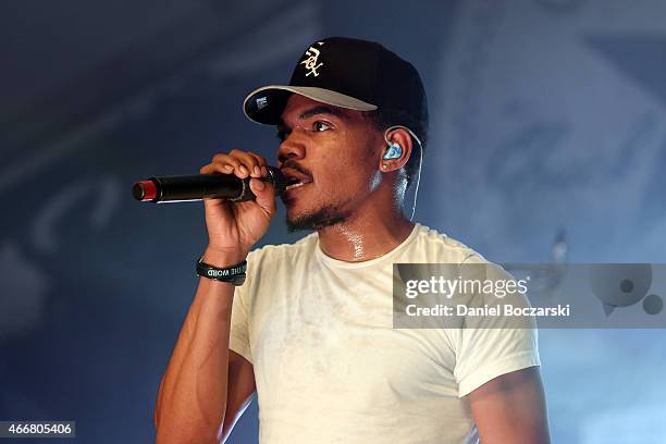 Chance the Rapper performs at THE FADER FORT Presented by Converse during SXSW on March 18, 2015 in Austin, United States