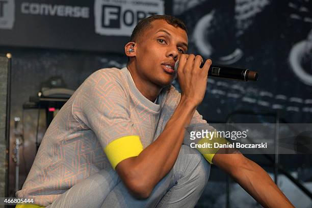 Stromae performs at THE FADER FORT Presented by Converse during SXSW on March 18, 2015 in Austin, United States
