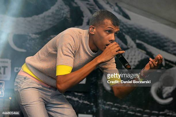 Stromae performs at THE FADER FORT Presented by Converse during SXSW on March 18, 2015 in Austin, United States