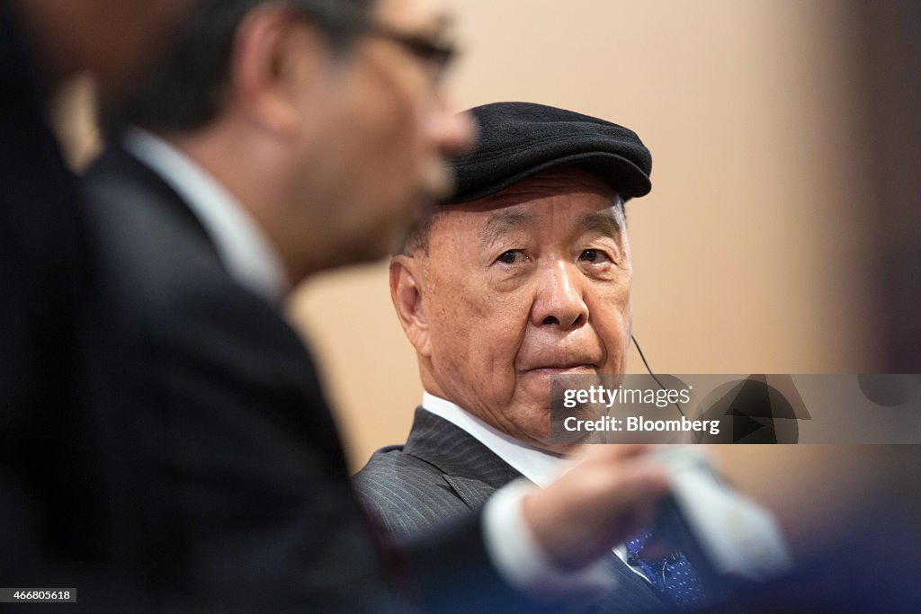 Galaxy Entertainment Group Ltd. Chairman And Billionaire Lui Che Woo Attends Earnings News Conference