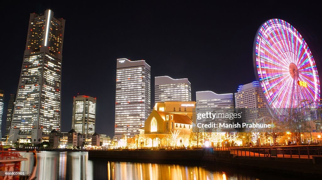 Yokohama by night