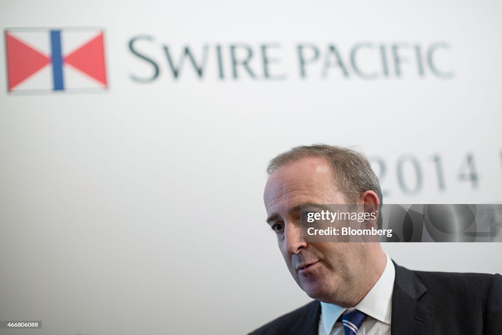 Swire Properties Ltd Chief Executive Guy Bradley Attends Earnings News Conference