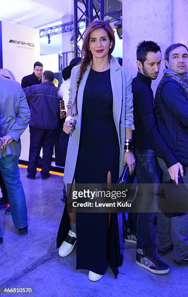 Emel Yildirim attends Mercedes Benz Fashion Week Istanbul FW15 on March 18, 2015 in Istanbul, Turkey.